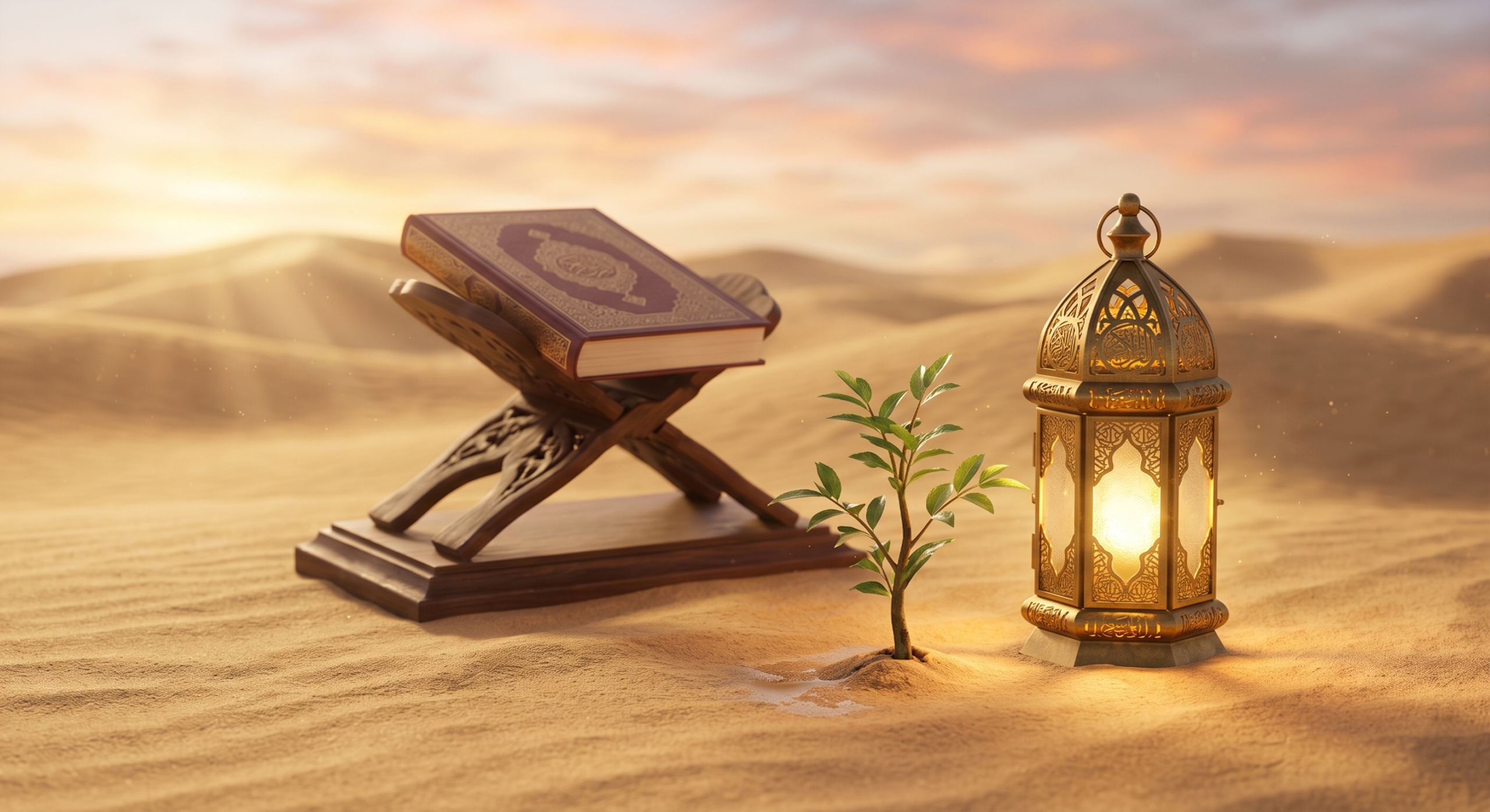 green-sapling-growing-quran-golden-desert-sand